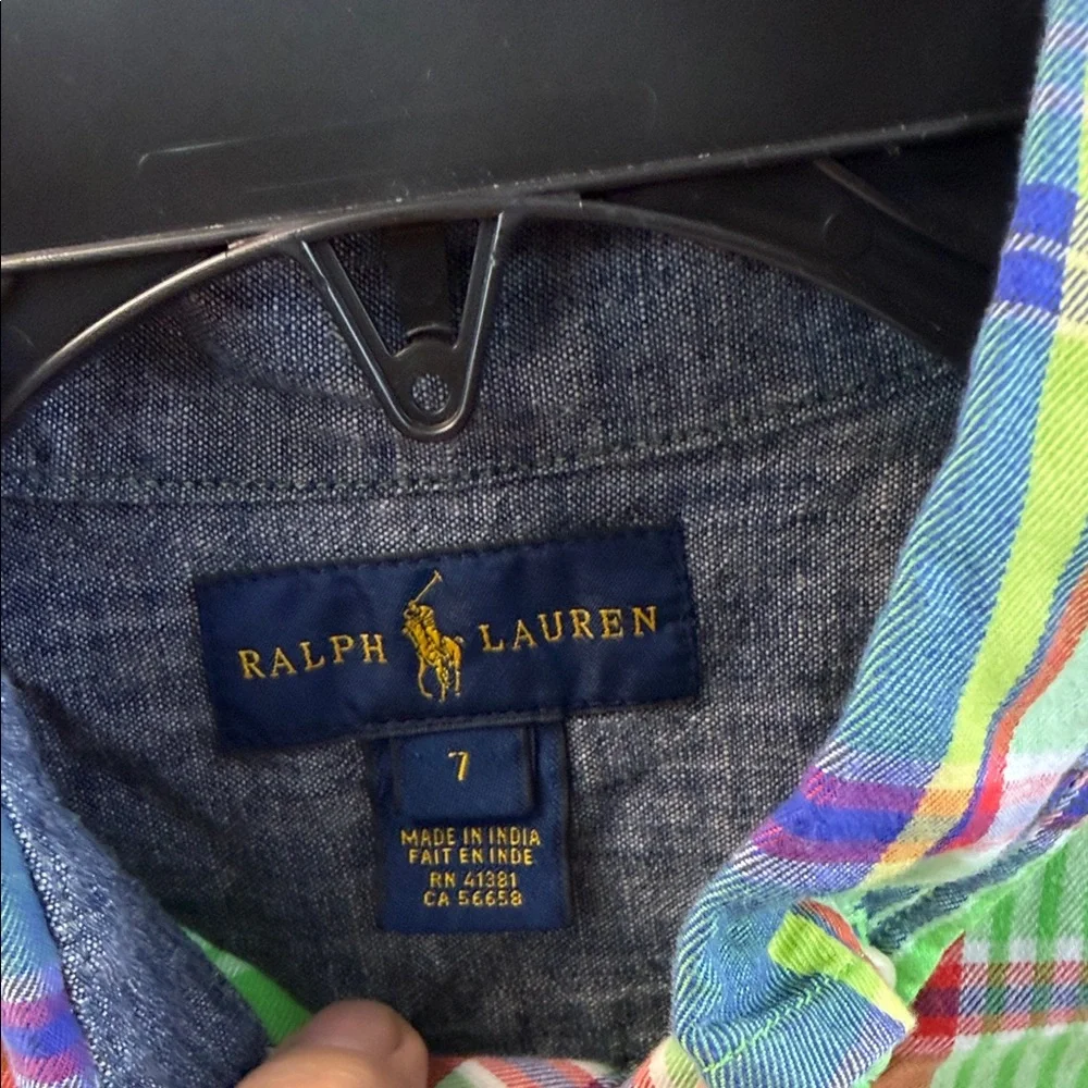 Boy's Ralph Lauren Plaid‎ Shirt
